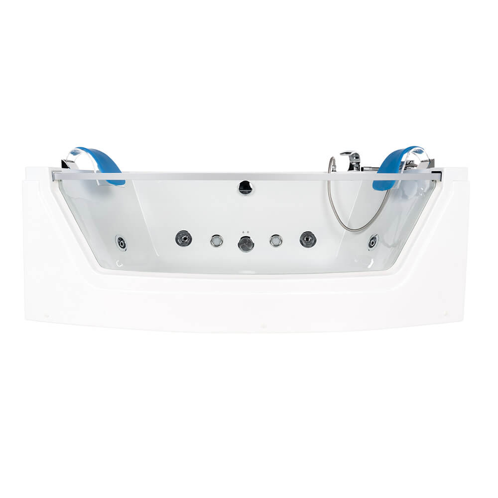 Home Deluxe Whirlpool Badewanne mit Lichttherapie ATLANTIC M 175 x 85 cm