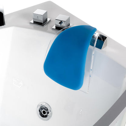 Home Deluxe Whirlpool Badewanne mit Lichttherapie ATLANTIC M 175 x 85 cm