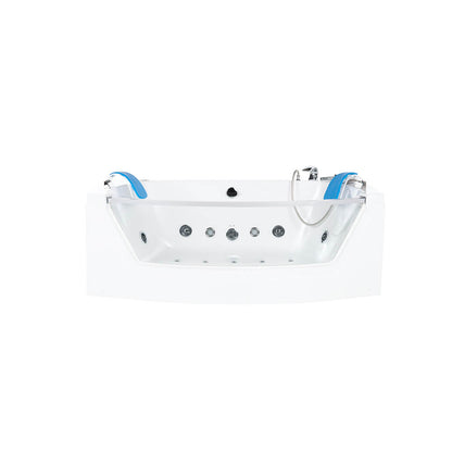 Home Deluxe Whirlpool Badewanne mit Lichttherapie ATLANTIC M 175 x 85 cm