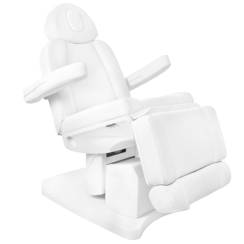 ActiveShop Elektrischer Kosmetikstuhl Azzurro 708A 4 Motoren weiß beheizt