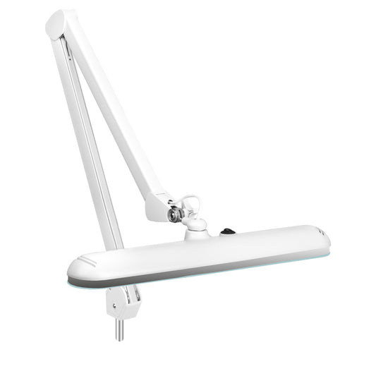 ActiveShop LED-Werkstattlampe Elegante 801-s mit Standardstativ weiß