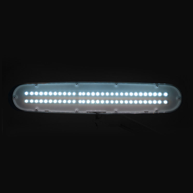 ActiveShop LED-Werkstattlampe Elegante 801-s mit Standardstativ weiß