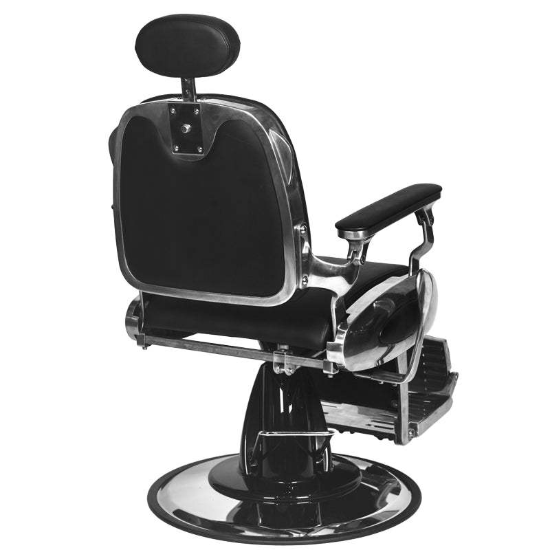 ActiveShop Gabbiano Friseurstuhl Francesco Chrom schwarz