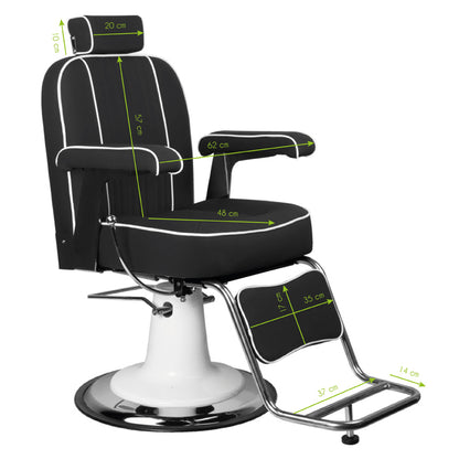 ActiveShop Gabbiano Friseurstuhl Amadeo schwarz