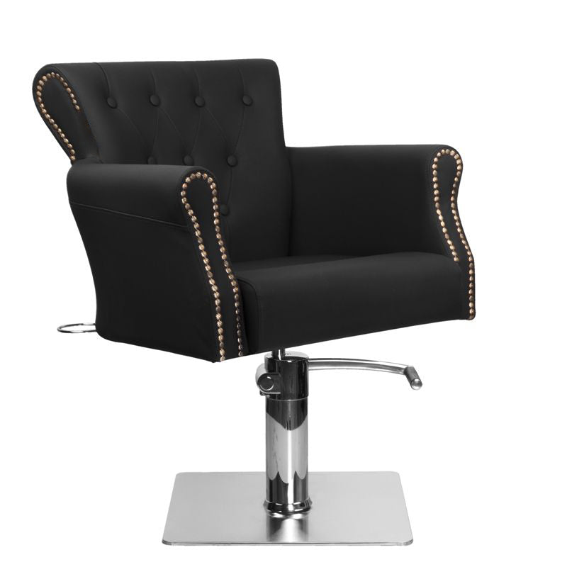 ActiveShop Haarsystem Friseurstuhl BER 8541 schwarz