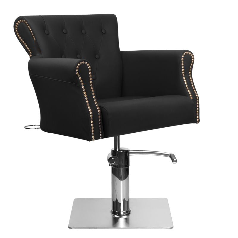 ActiveShop Haarsystem Friseurstuhl BER 8541 schwarz