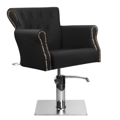 ActiveShop Haarsystem Friseurstuhl BER 8541 schwarz