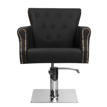 ActiveShop Haarsystem Friseurstuhl BER 8541 schwarz