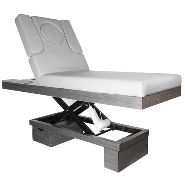 ActiveShop Azzurro Kosmetikliege 815B leuchtend grau Holz beheizt