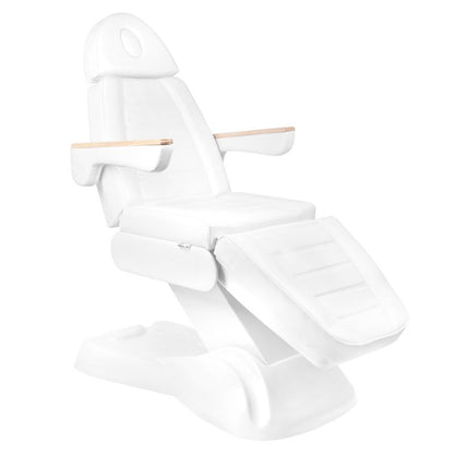 ActiveShop Elektrischer Kosmetikstuhl SILLON Lux 273b + Hocker 304 weiß