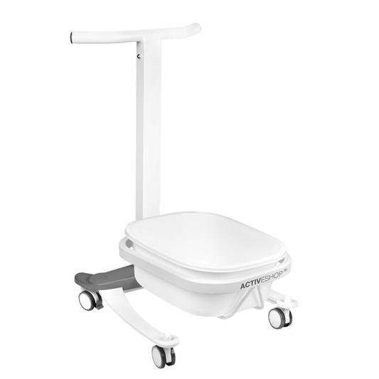 ActiveShop Pedicure-Wanne Comfort mit Rollen und Lift-Funktion