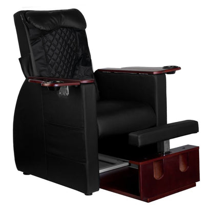 ActiveShop Azzurro 101 Pediküre-Spa-Sessel mit Rückenmassage schwarz
