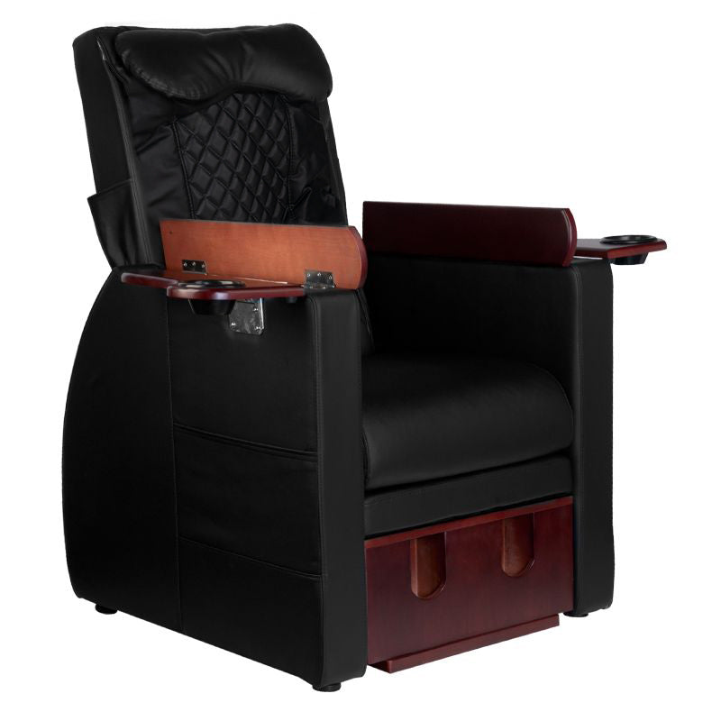 ActiveShop Azzurro 101 Pediküre-Spa-Sessel mit Rückenmassage schwarz