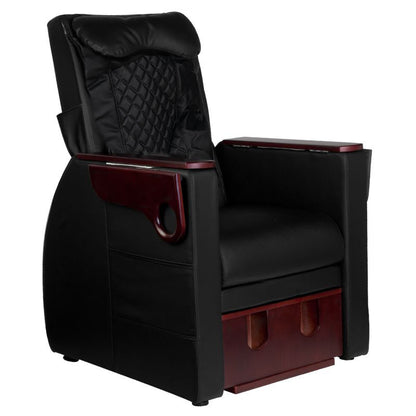 ActiveShop Azzurro 101 Pediküre-Spa-Sessel mit Rückenmassage schwarz