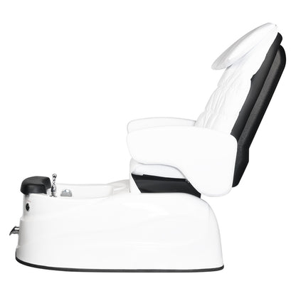 ActiveShop Pedicure-Spa-Sessel AS-122 weiß mit Massagefunktion und Pumpe