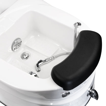 ActiveShop Pedicure-Spa-Sessel AS-122 weiß mit Massagefunktion und Pumpe