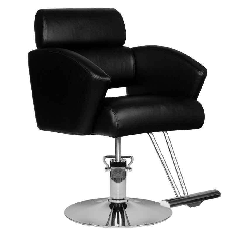ActiveShop Haarsystem Friseurstuhl HS02 schwarz