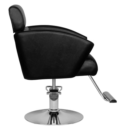 ActiveShop Haarsystem Friseurstuhl HS02 schwarz