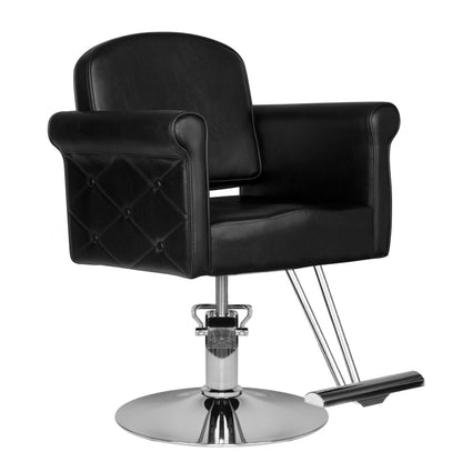 ActiveShop Haarsystem Friseurstuhl HS69 schwarz