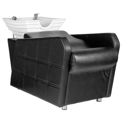 ActiveShop Haarsystem Friseurwaschsalon HSB07 schwarz