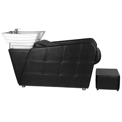 ActiveShop Haarsystem Friseurwaschsalon HSB07 schwarz