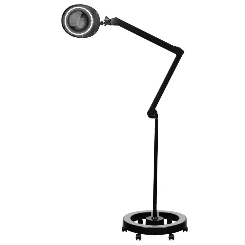 ActiveShop Lupe Lampe Elegante 6025 60 LED SMD 5D schwarz mit Stativ