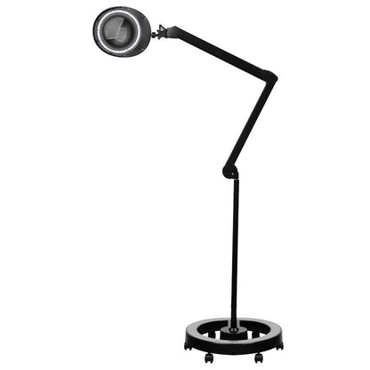ActiveShop Lupe Lampe Elegante 6025 60 LED SMD 5D schwarz mit Stativ