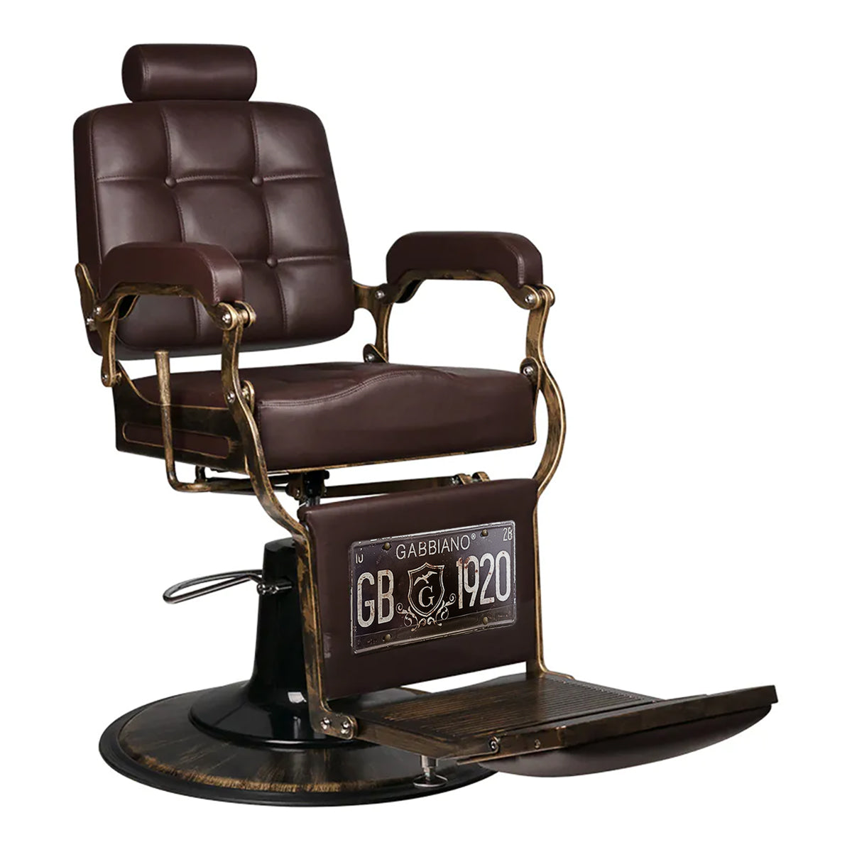 ActiveShop Gabbiano Barbersessel Boss braun