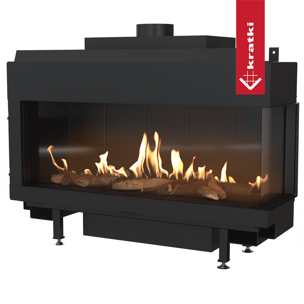Kratki Gaskamin KRATKI LEO 100 rechts Propan Butan ? 100/150 9,5 kW