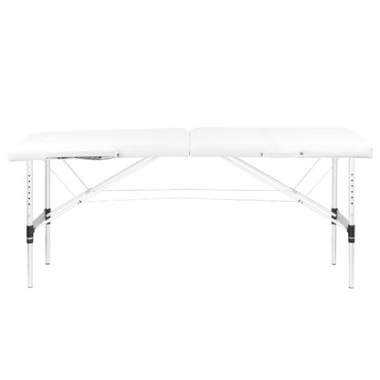 ActiveShop Aluminium-Klappmassagetisch Komfort Activ Fizjo 2-segmentig weiß