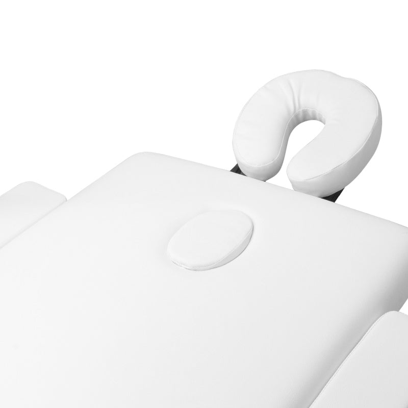ActiveShop Klappbarer Massagetisch aus Holz Komfort Activ Fizjo 2-segmentig weiß