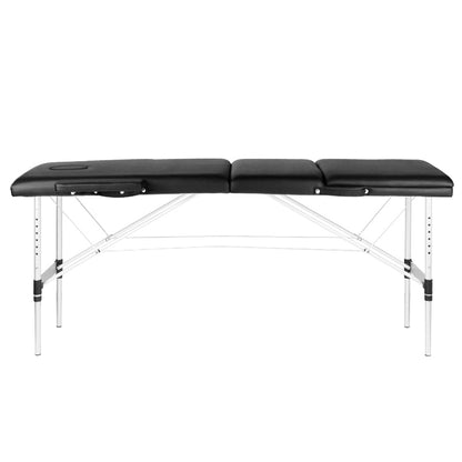 ActiveShop Aluminium-Klappmassagetisch Comfort Activ Fizjo 3-segmentig schwarz