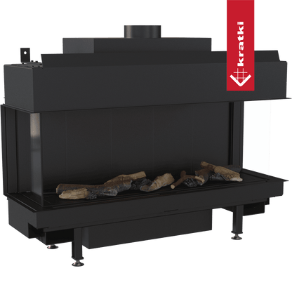Kratki Gaskamin KRATKI LEO 100 dreiseitig Erdgas ? 100/150 8,3 kW