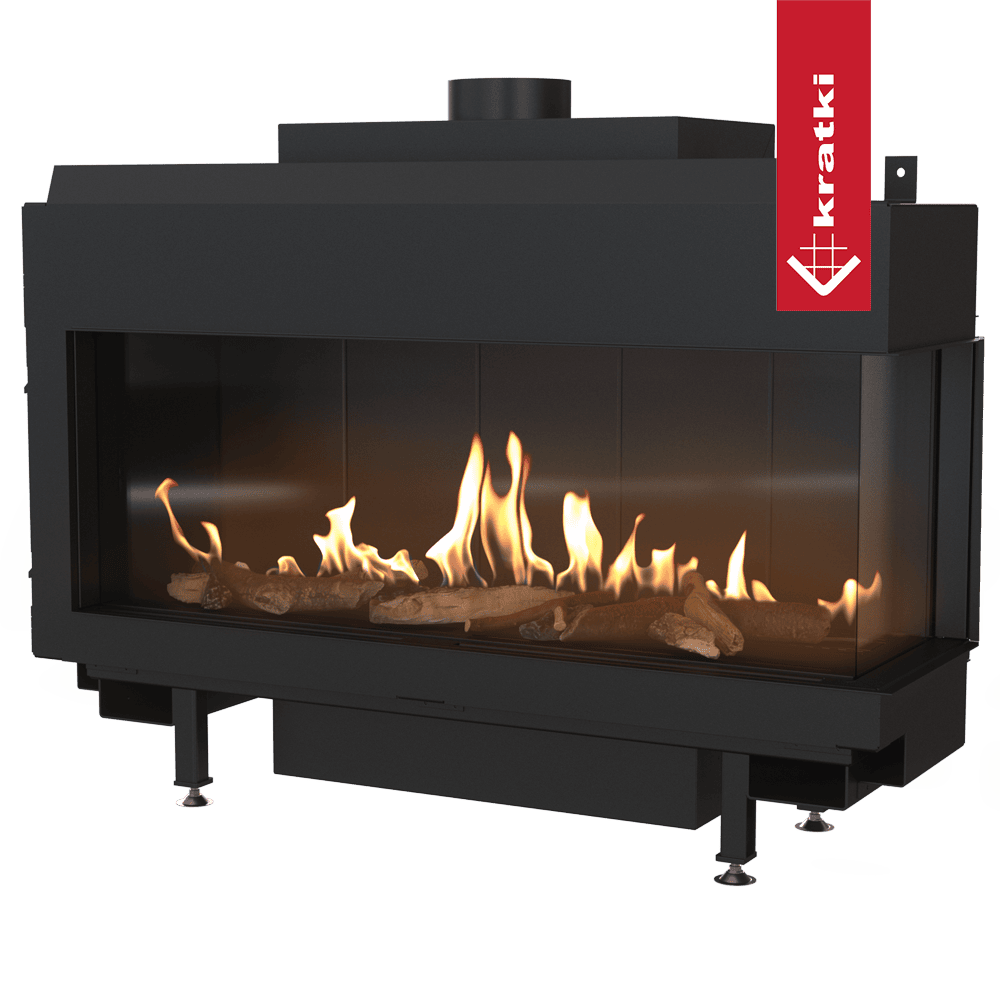 Kratki Gaskamin KRATKI LEO 100 rechts Propan ? 100/150 8,2 kW