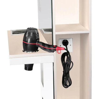 ActiveShop Gabbiano Friseurkonsole B058 perlweiß
