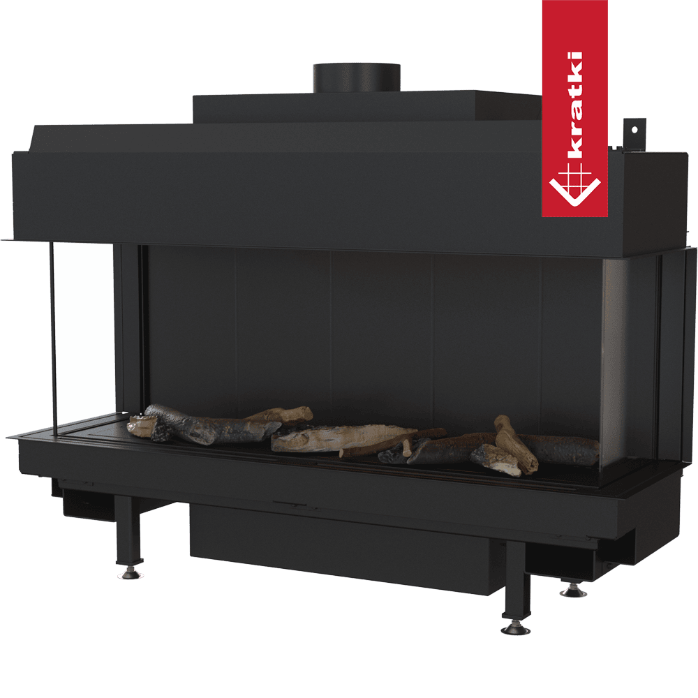 Kratki Gaskamin KRATKI LEO 100 dreiseitig Propan Butan ? 100/150 9,5 kW