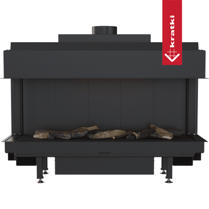 Kratki Gaskamin KRATKI LEO 100 dreiseitig Propan Butan ? 100/150 9,5 kW