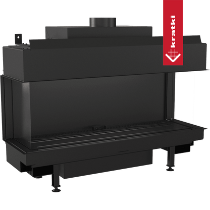 Kratki Gaskamin KRATKI LEO 100 dreiseitig Propan Butan ? 100/150 9,5 kW