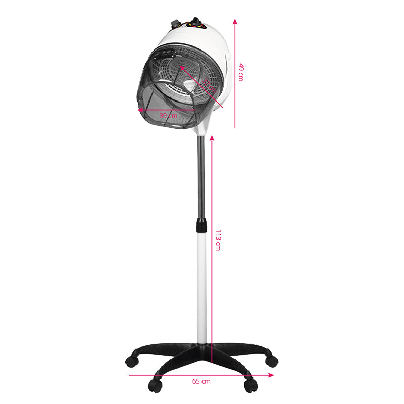 ActiveShop Gabbiano Standtrockner 1600 eine Geschwindigkeit weiß