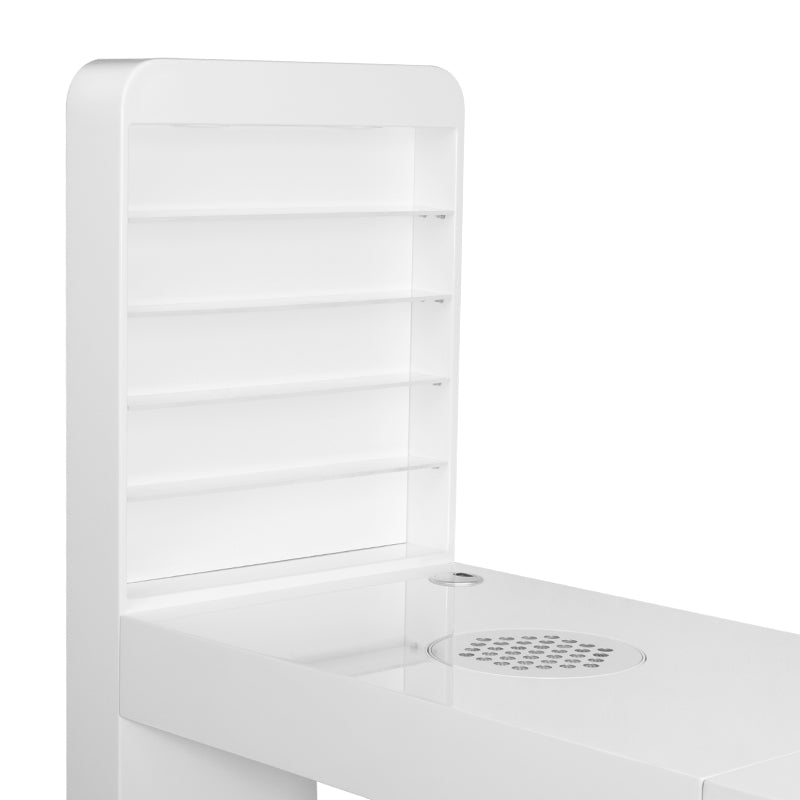 ActiveShop Kosmetiktisch 310 mit Kassettensauger weiß links
