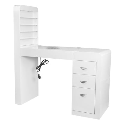 ActiveShop Kosmetiktisch 310 mit Kassettensauger weiß links