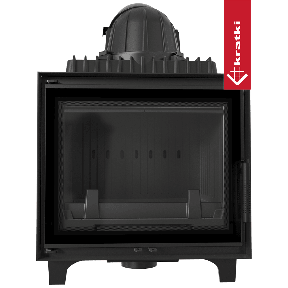 Kratki Kamineinsatz Gusseisen KRATKI FRANEK DECO 10 KW Ø 180