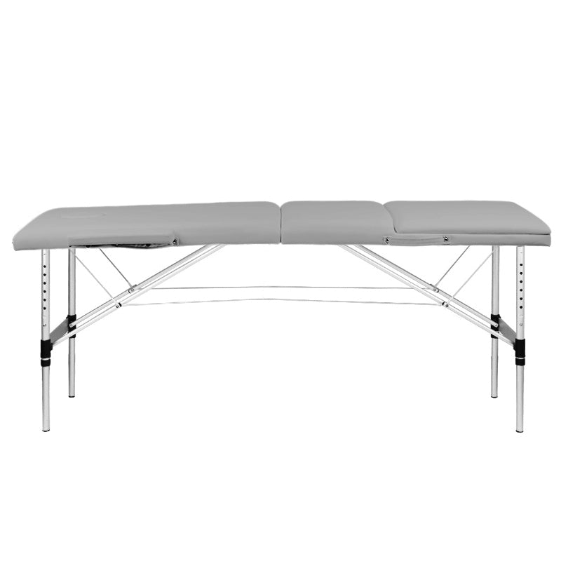 ActiveShop Klappbarer Massagetisch aus Aluminium Comfort Activ Fizjo 3-segmentig grau