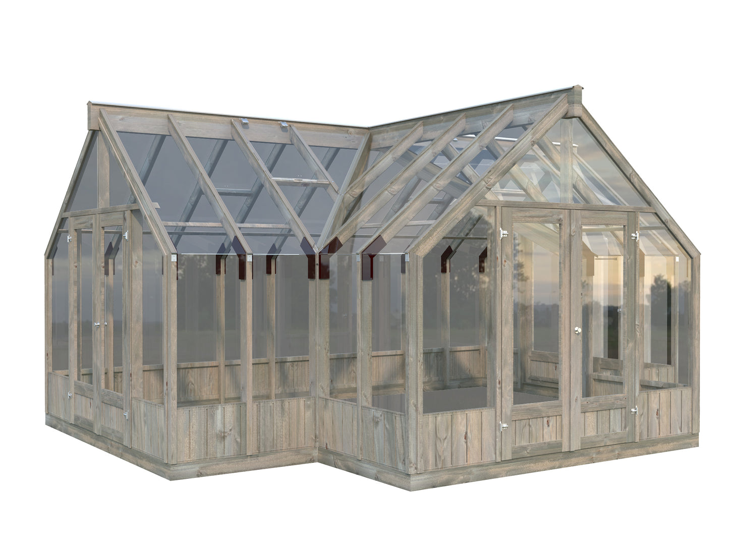 Palmako Emilia 19,1 m2 - Grau kesseldruckimprägniert