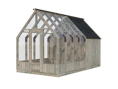 Palmako Emilia 5,4+4,0 m2 - Grau kesseldruckimprägniert