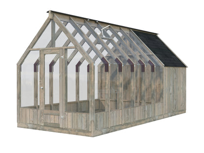 Palmako Emilia 8,2+4,0 m2 - Grau kesseldruckimprägniert