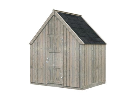 Palmako Emilia Gerätehaus 4,0 m2 - Grau kesseldruckimprägniert