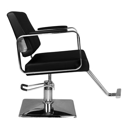ActiveShop Haarsystem Friseurstuhl HS202 schwarz