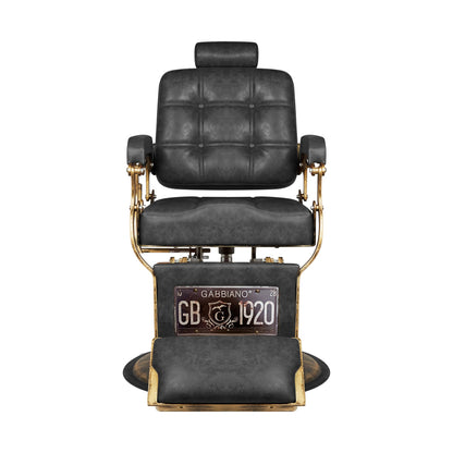ActiveShop Gabbiano Barbersessel Boss HD Old Leather schwarz