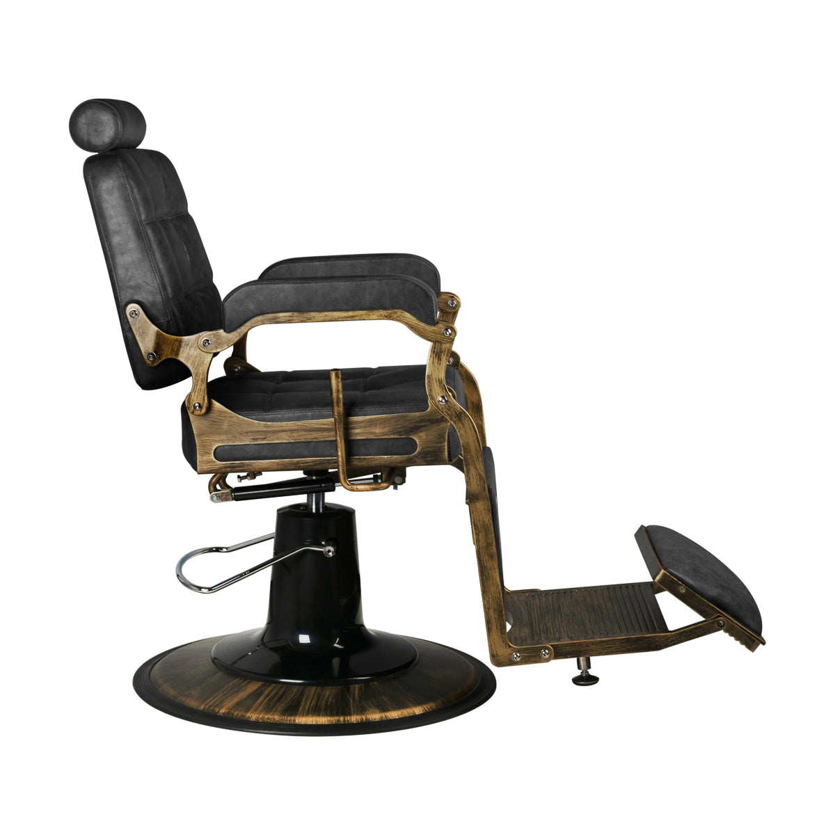 ActiveShop Gabbiano Barbersessel Boss HD Old Leather schwarz